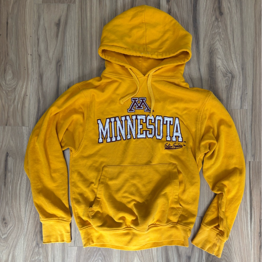 Nike Yellow Hoodie with Silver Logo